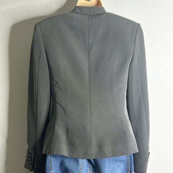 Giorgio Armani button front shoulder pads academia blazer - Picture 5 of 11